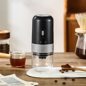 Electric Coffee Grinder Household Small Automatic (Pack of 1) 25g Silo (Option: Elegant Black-Single)