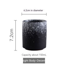 Japanese-style Ceramic Cup And Japanese-style Water Cup (Option: Lunar December Straight Tube-101 200ml)